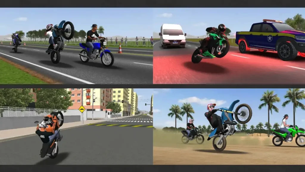 Moto Wheelie 3D 1 Moto Wheelie 3D para Android
