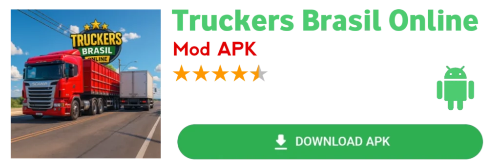 Truckers Brasil Online disponível para Android