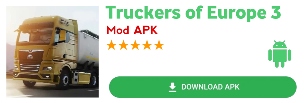 Truckers of Europe 3 jogo para Android