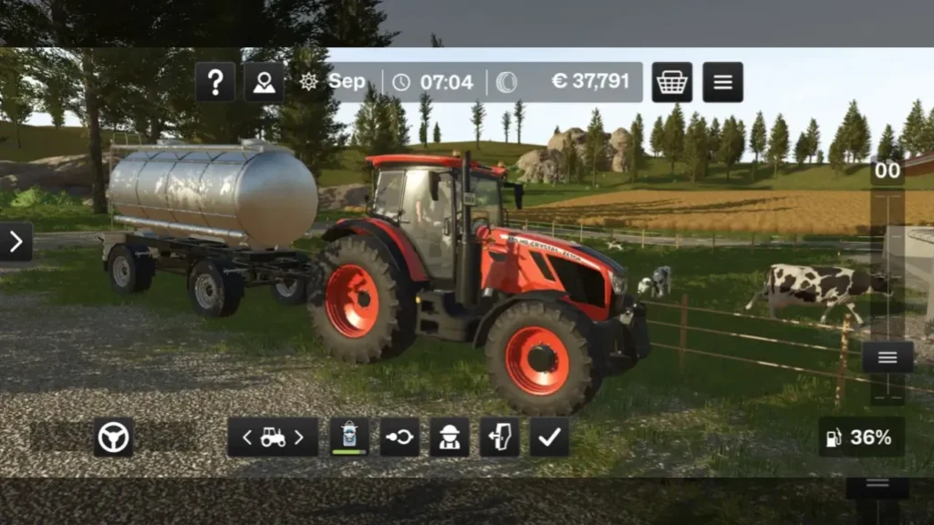 Farming Simulator 26 Mobile dinheiro e progresso