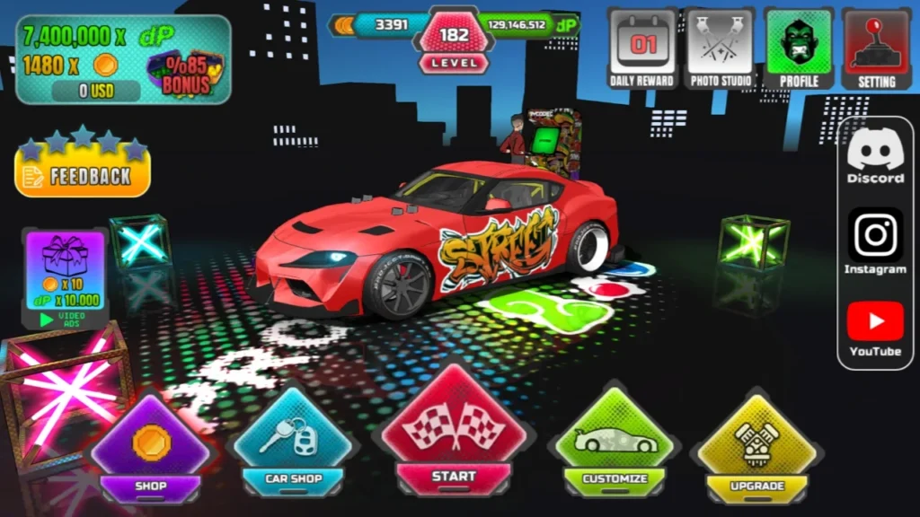 Project Drift 2.0 v154 Mod APK (Dinheiro infinito) 3 Project Drift 2.0 Online